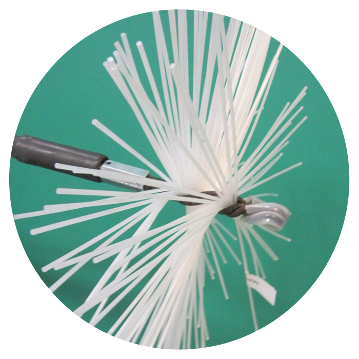 grease nylon Brusch Bürste für Lüftungsreinigung
